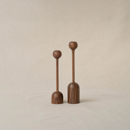 Tulip Candlestick Holder Pair