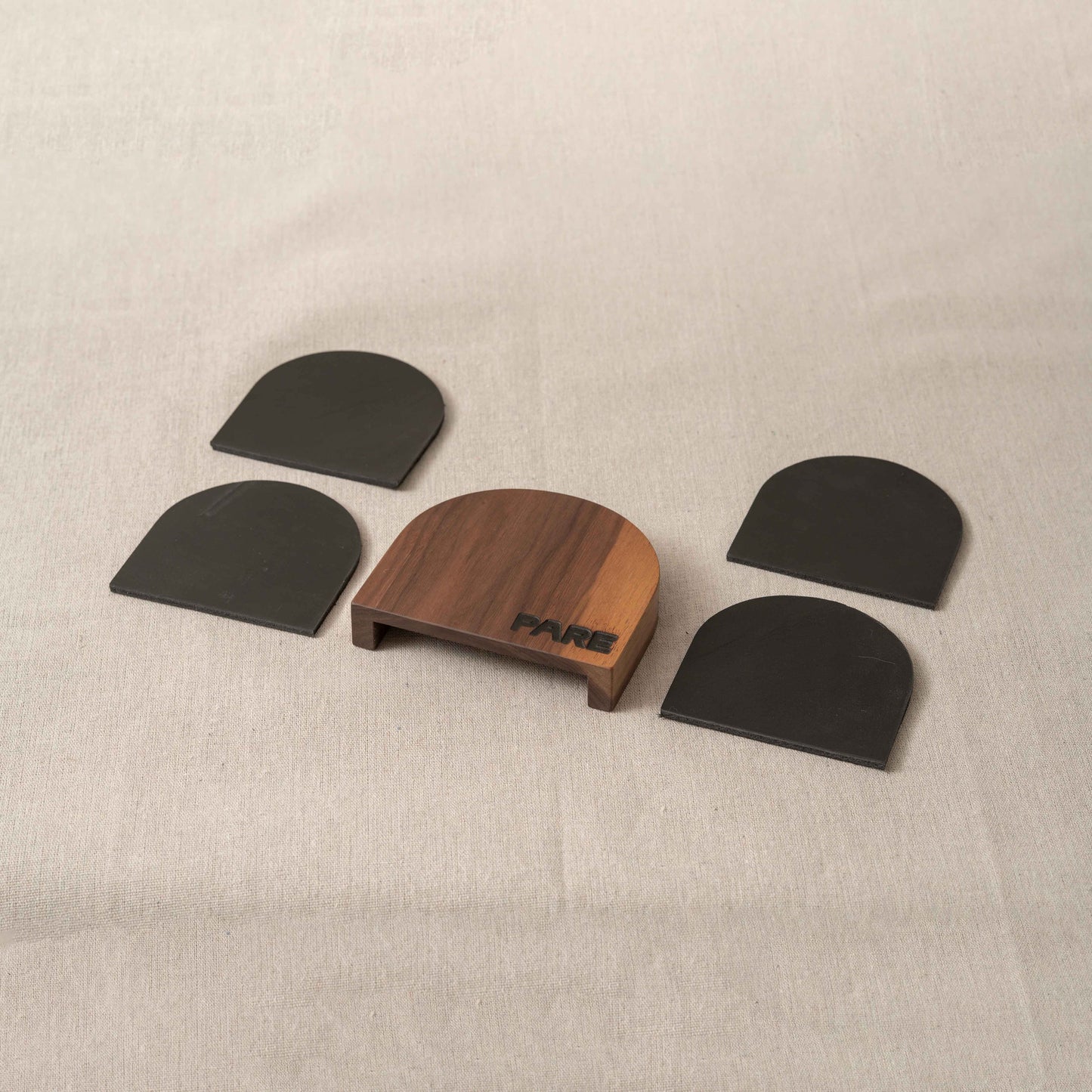 Coaster Set with Holder