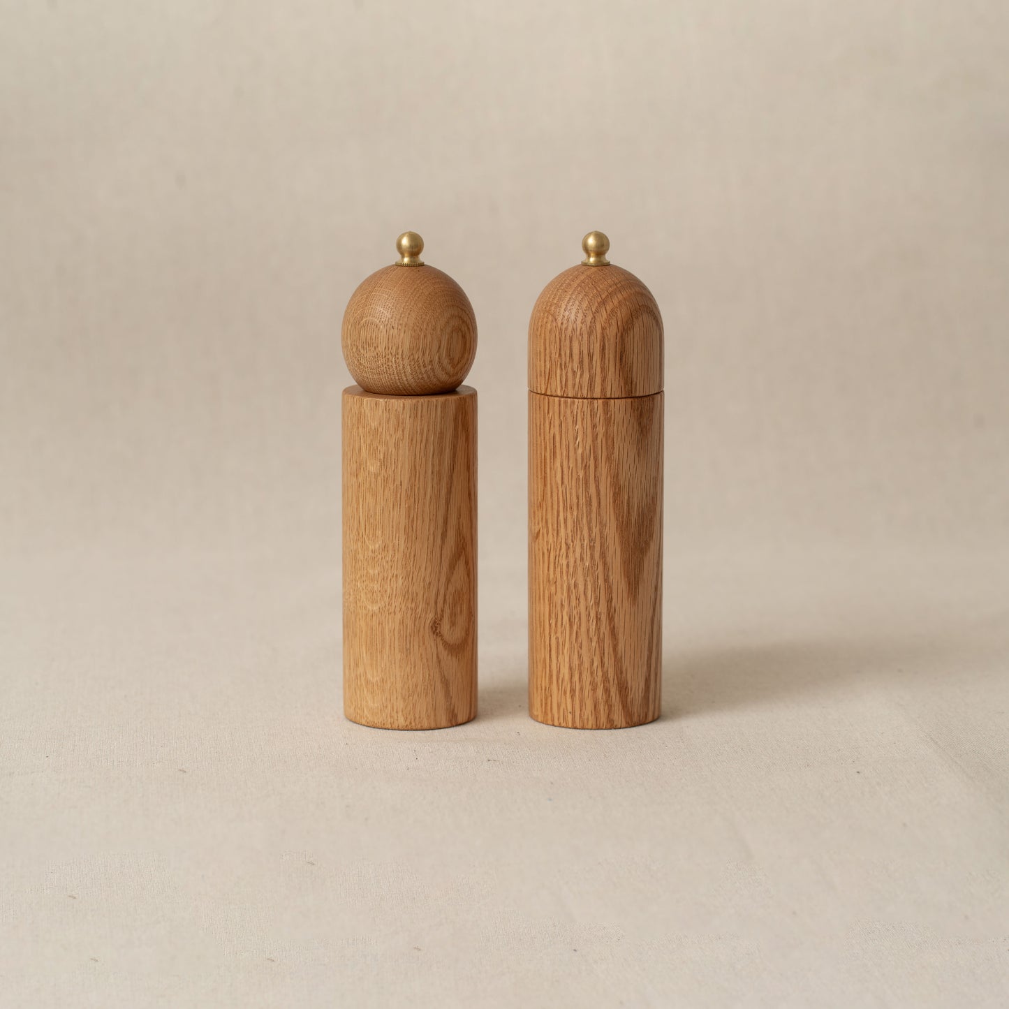 Pepper and Salt Mill Pair in oak