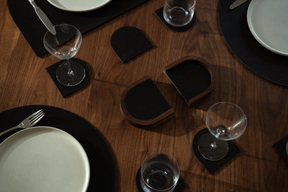 Coaster Set with Holder